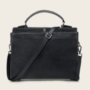 Bolso de mano en piel genuina de mantarraya para dama Bolsos y Maletas 