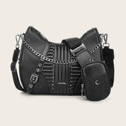 Crossbody en piel genuina de mantarraya para dama Bolsos y Maletas 