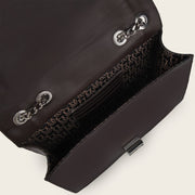 Bolso de hombro en piel genuina de pitón para dama Bolsos y Maletas 