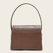 Bolso de hombro en piel genuina de pitón para dama Bolsos y Maletas 
