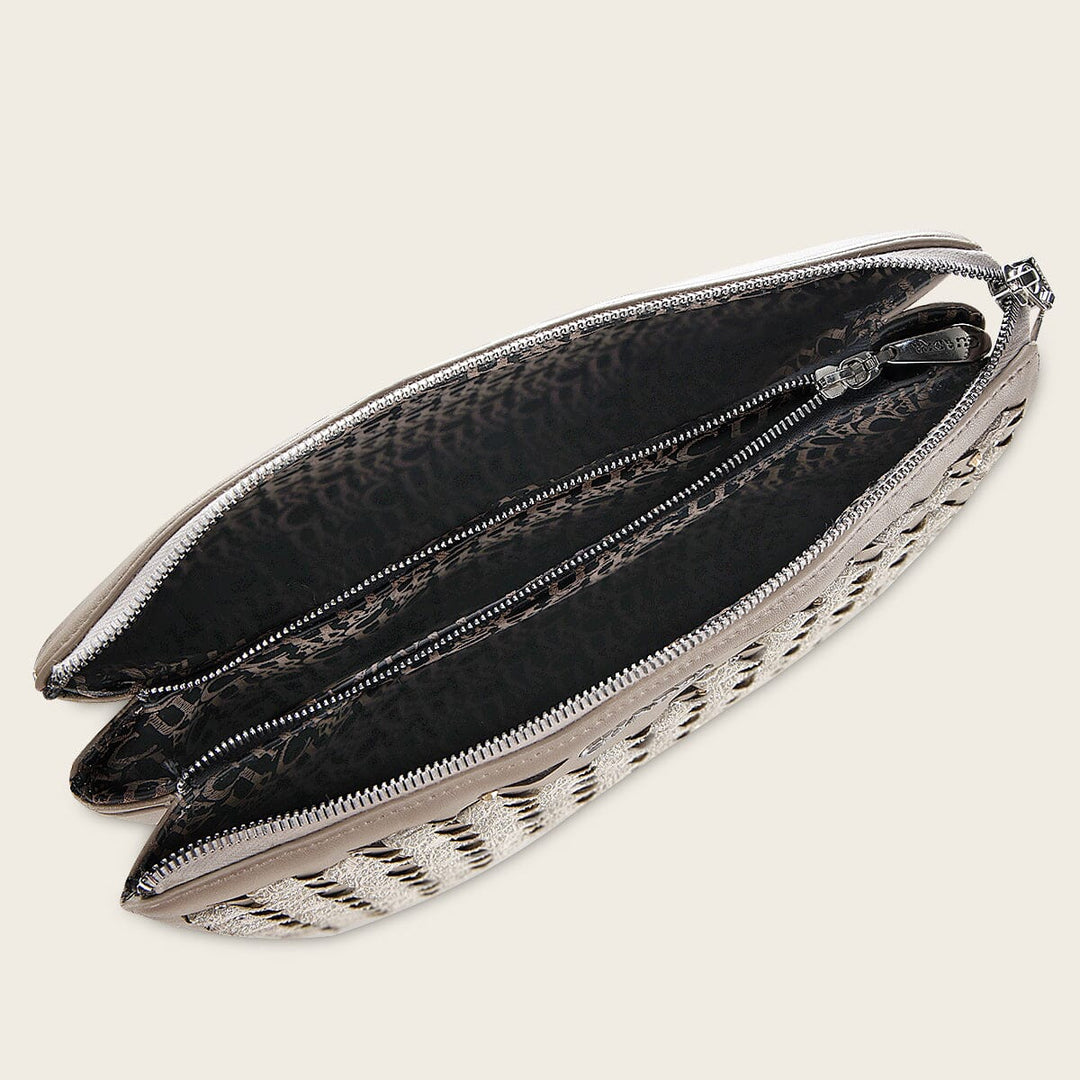 Bolso de hombro en piel genuina de ovino para dama Bolsos y Maletas 