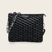 Bolso de hombro en piel genuina de ovino para dama Bolsos y Maletas 