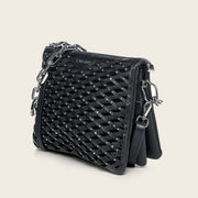 Bolso de hombro en piel genuina de ovino para dama Bolsos y Maletas 