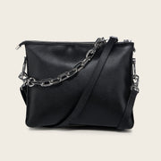 Bolso de hombro en piel genuina de ovino para dama Bolsos y Maletas 