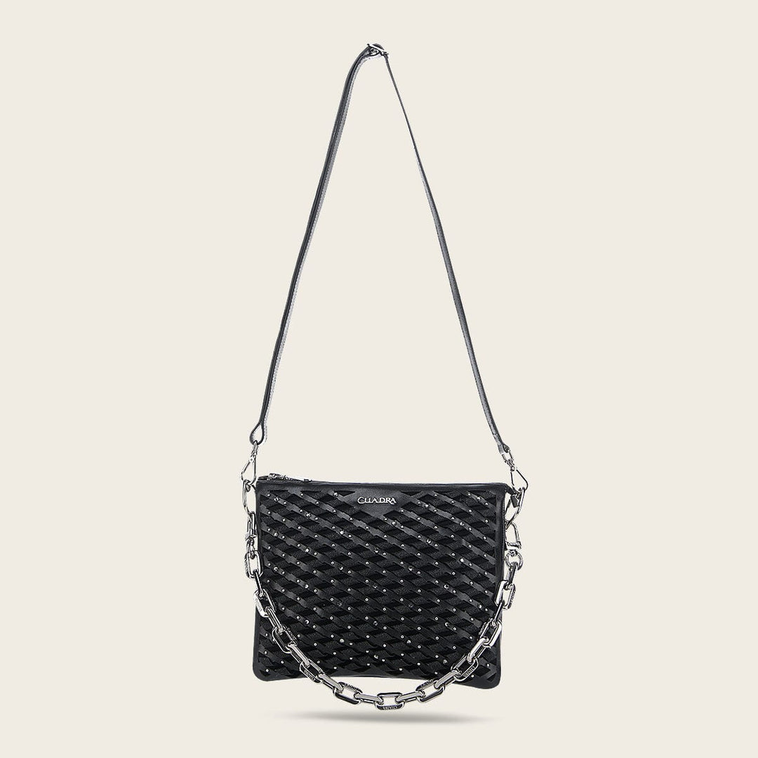 Bolso de hombro en piel genuina de ovino para dama Bolsos y Maletas 