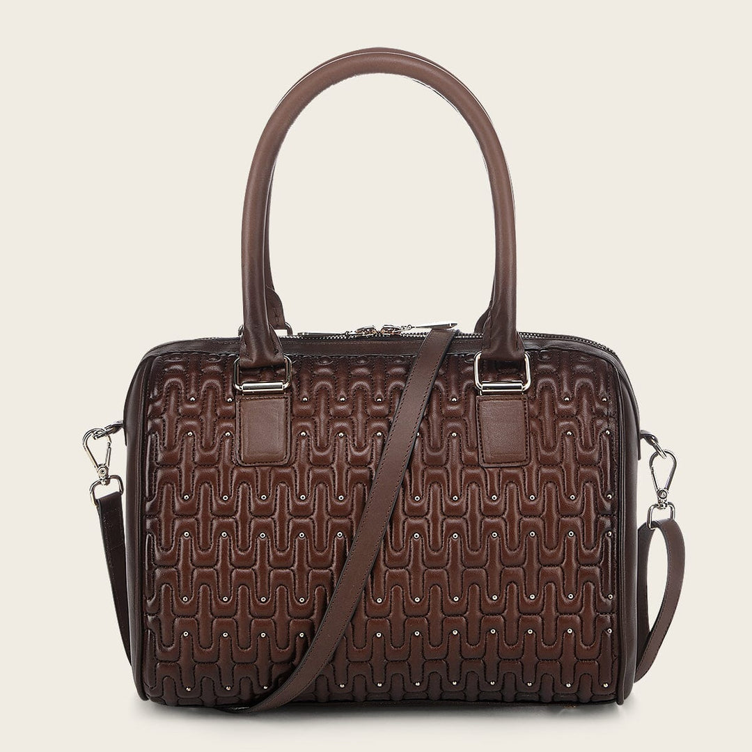 Bolso de hombro en piel genuina de cordero para dama Bolsos y Maletas 