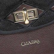 Bolso de mano en piel genuina de mantarraya para dama Bolsos y Maletas 