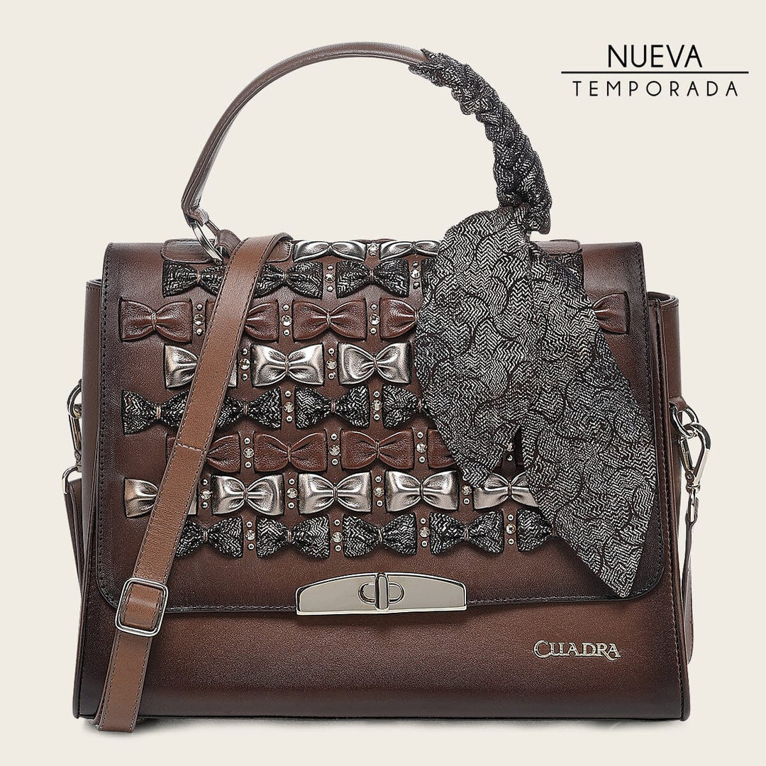 Bolso de mano en piel genuina para dama Bolsos y Maletas 