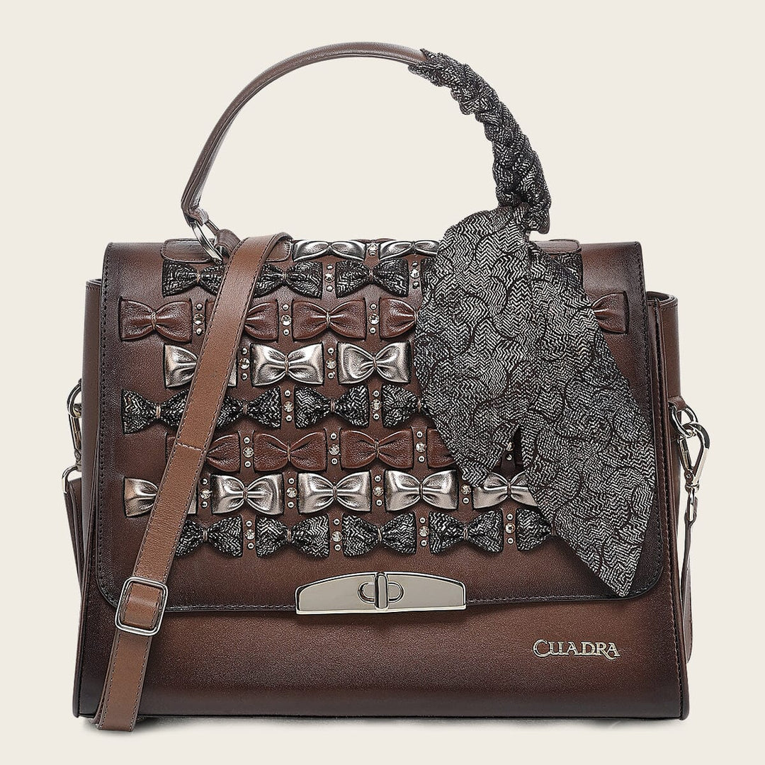 Bolso de mano en piel genuina para dama Bolsos y Maletas 