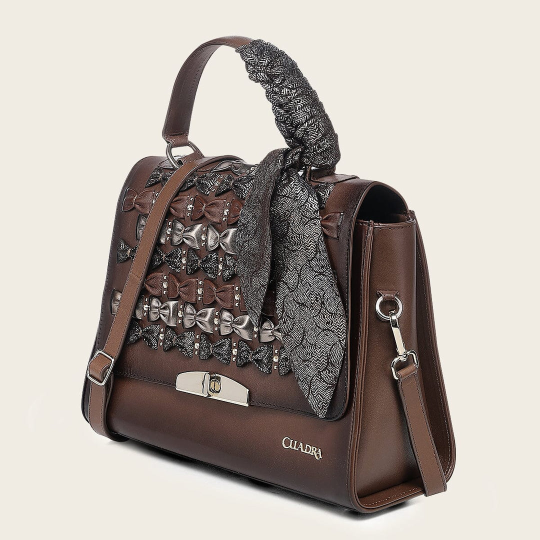 Bolso de mano en piel genuina para dama Bolsos y Maletas 