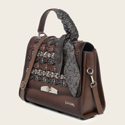 Bolso de mano en piel genuina para dama Bolsos y Maletas 