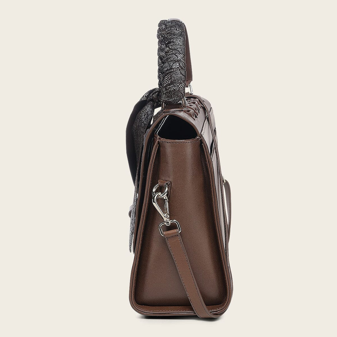 Bolso de mano en piel genuina para dama Bolsos y Maletas 