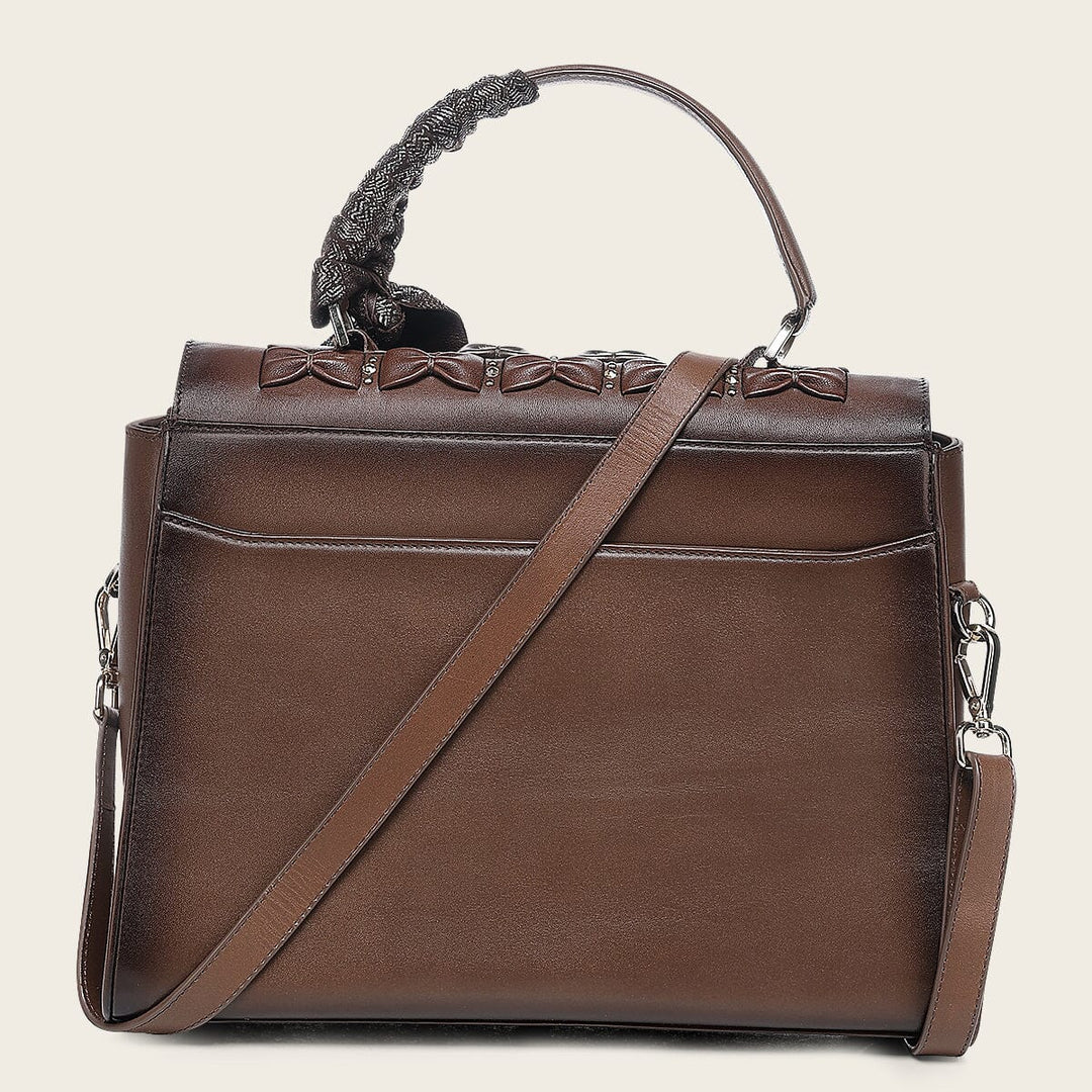 Bolso de mano en piel genuina para dama Bolsos y Maletas 