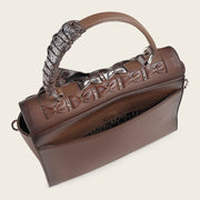 Bolso de mano en piel genuina para dama Bolsos y Maletas 