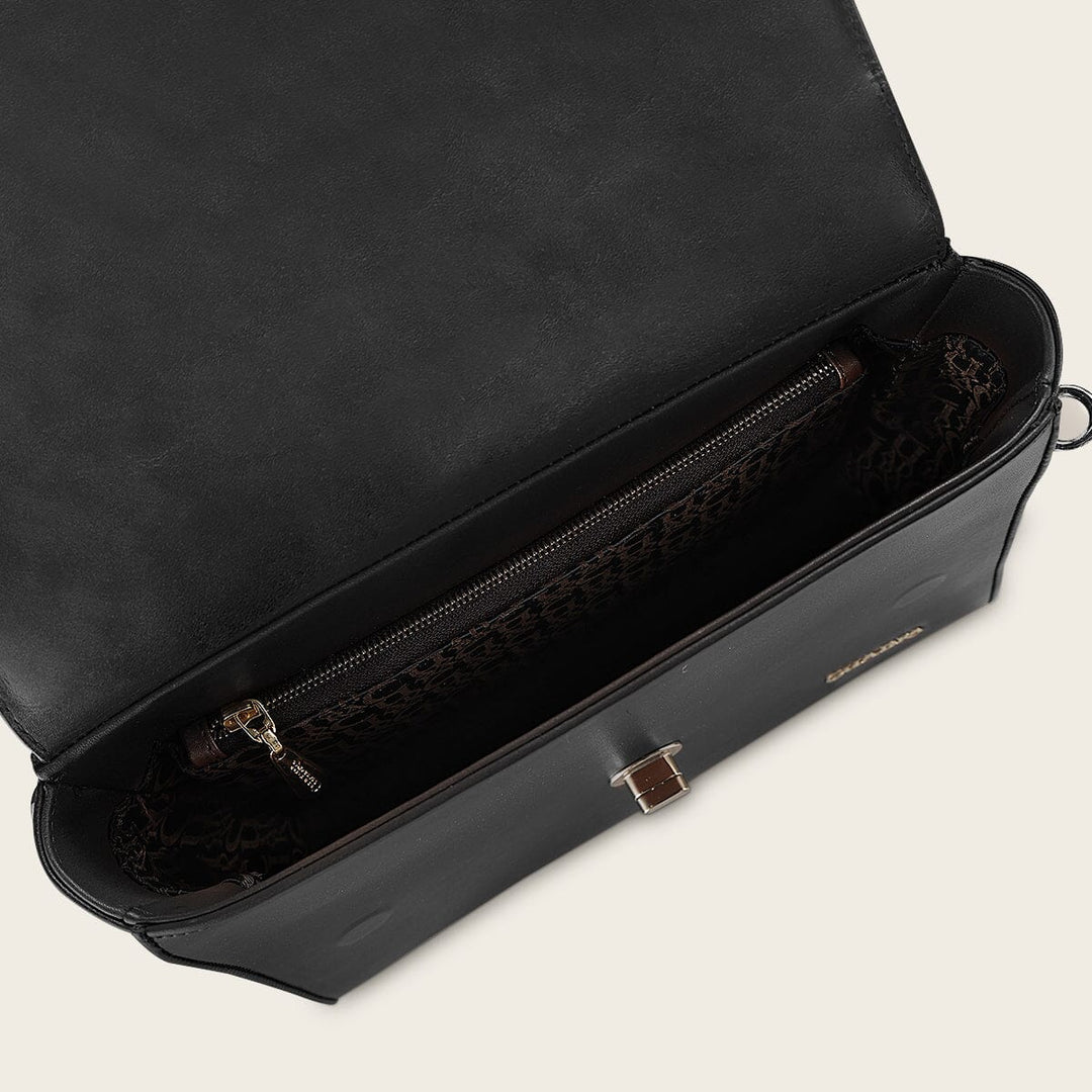 Bolso de mano en piel genuina para dama Bolsos y Maletas 