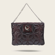 Bolso de hombro en piel genuina de pitón para dama Bolsos y Maletas 