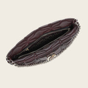 Bolso de hombro en piel genuina de pitón para dama Bolsos y Maletas 