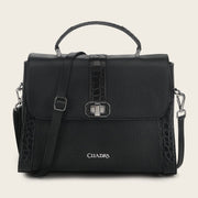 Bolso satchel en piel genuina de alligátor para dama Bolsos y Maletas 