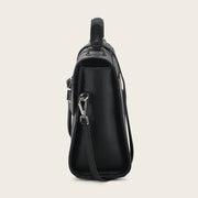 Bolso satchel en piel genuina de alligátor para dama Bolsos y Maletas 