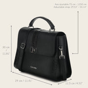 Bolso satchel en piel genuina de alligátor para dama Bolsos y Maletas 