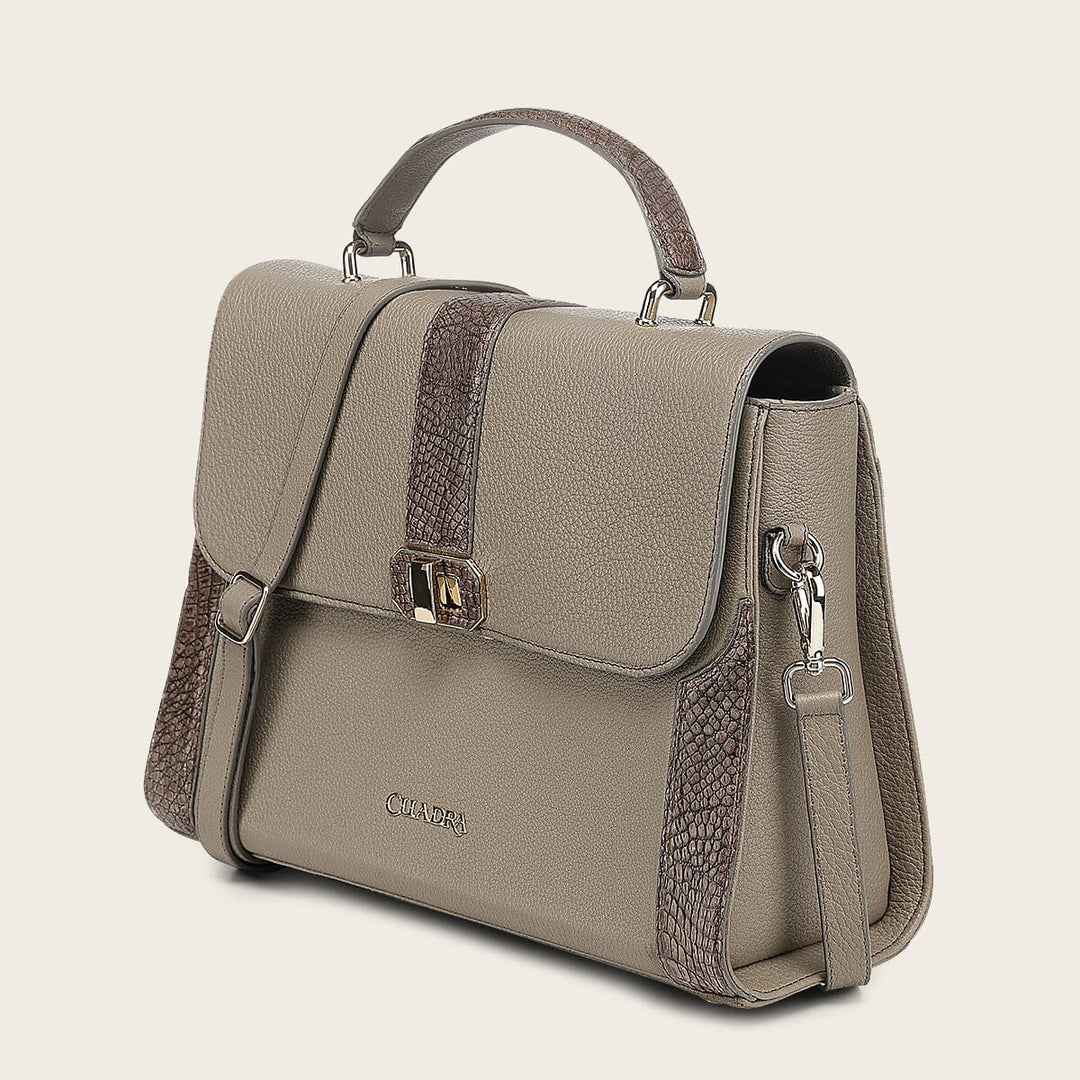 Bolso satchel en piel genuina de moreleti para dama Bolsos y Maletas 