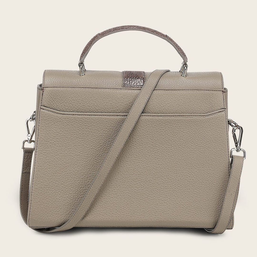 Bolso satchel en piel genuina de moreleti para dama Bolsos y Maletas 