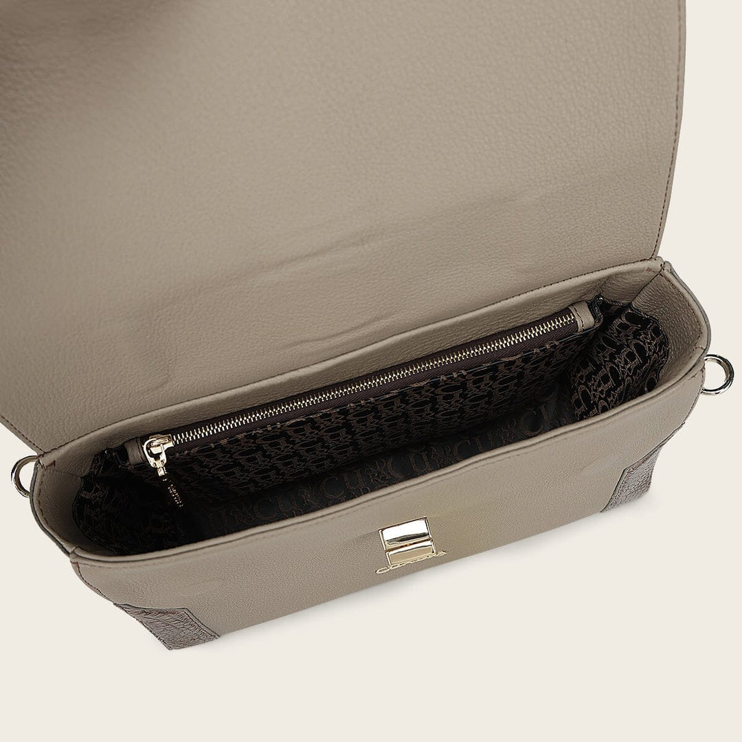 Bolso satchel en piel genuina de moreleti para dama Bolsos y Maletas 