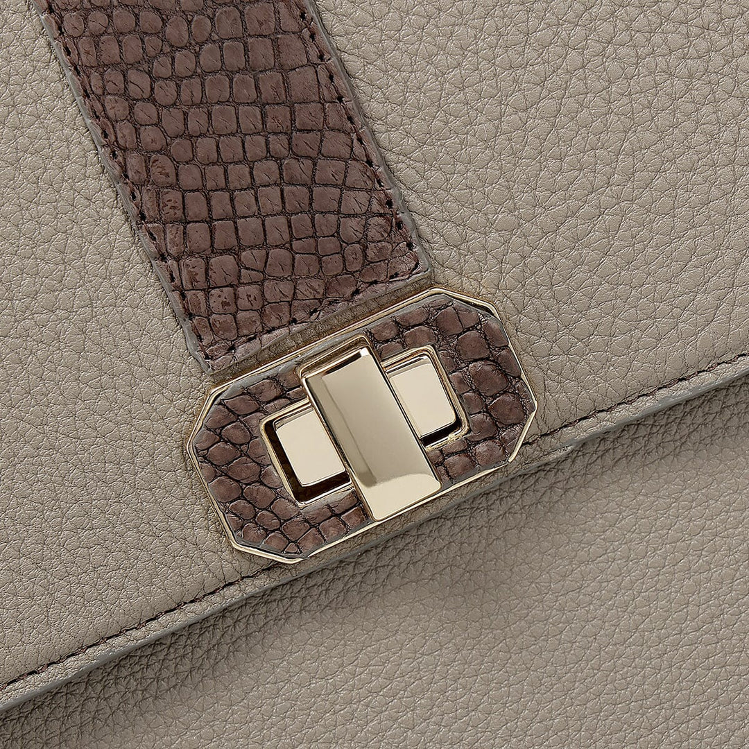 Bolso satchel en piel genuina de moreleti para dama Bolsos y Maletas 