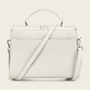 Bolso satchel en piel genuina de nilóticus para dama Bolsos y Maletas 