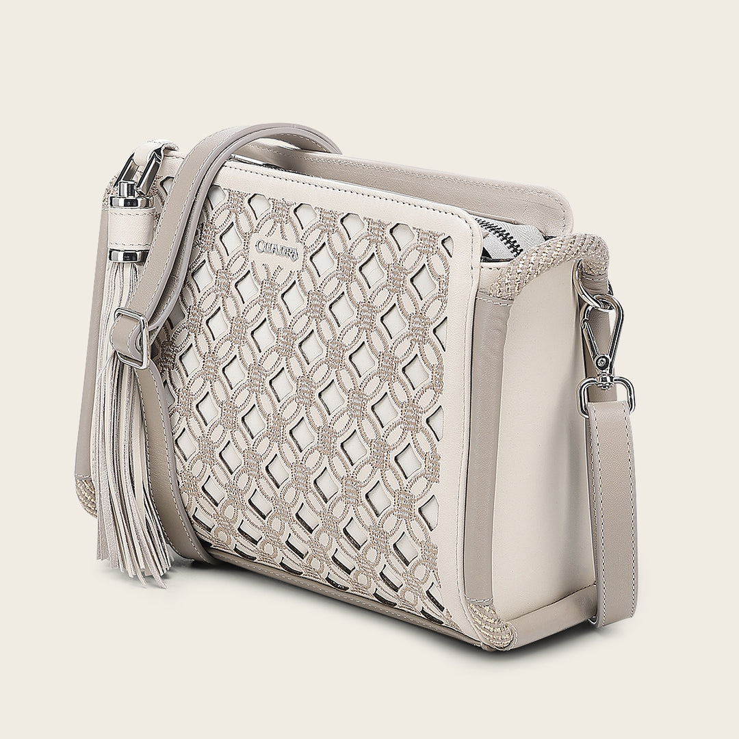 Crossbody en piel genuina para dama
