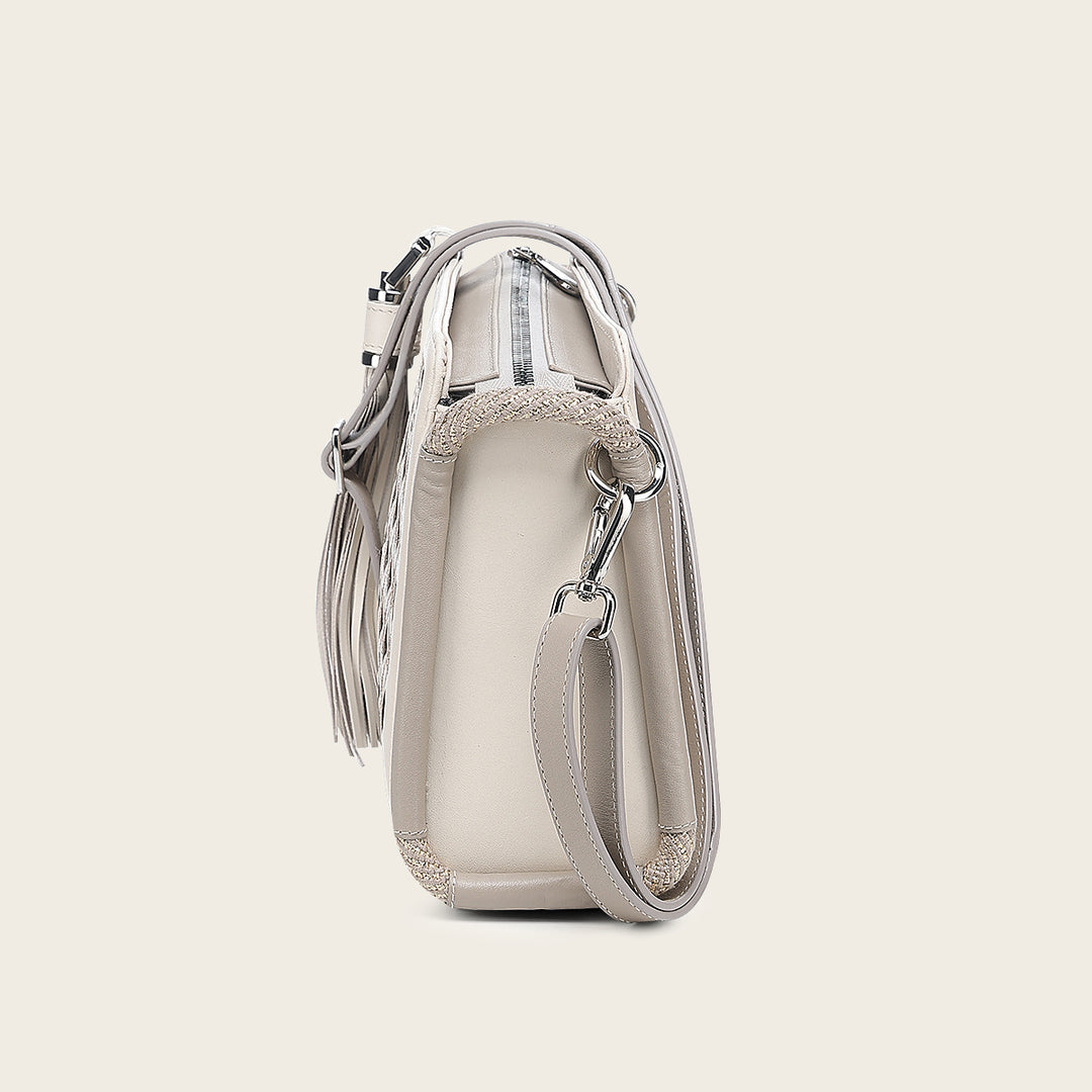 Crossbody en piel genuina para dama