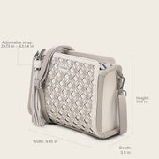 Crossbody en piel genuina para dama