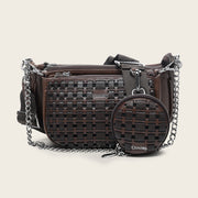 Crossbody en piel genuina para dama