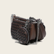 Crossbody en piel genuina para dama