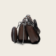 Crossbody en piel genuina para dama