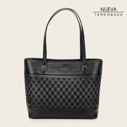 Bolso tote en piel genuina para dama