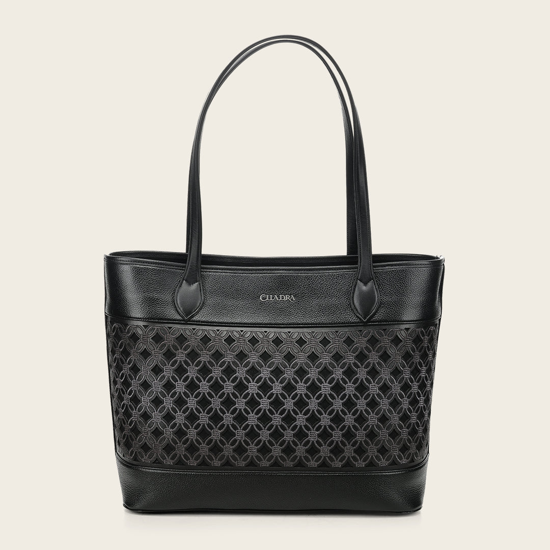 Bolso tote en piel genuina para dama