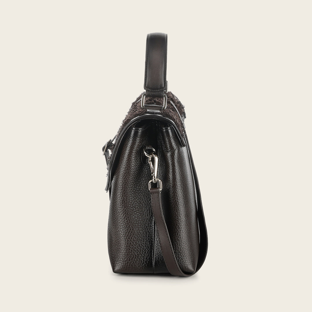 Bolso de mano en piel genuina para dama