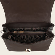 Bolso de mano en piel genuina para dama