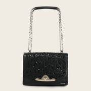 Bolso de hombro en piel genuina para dama