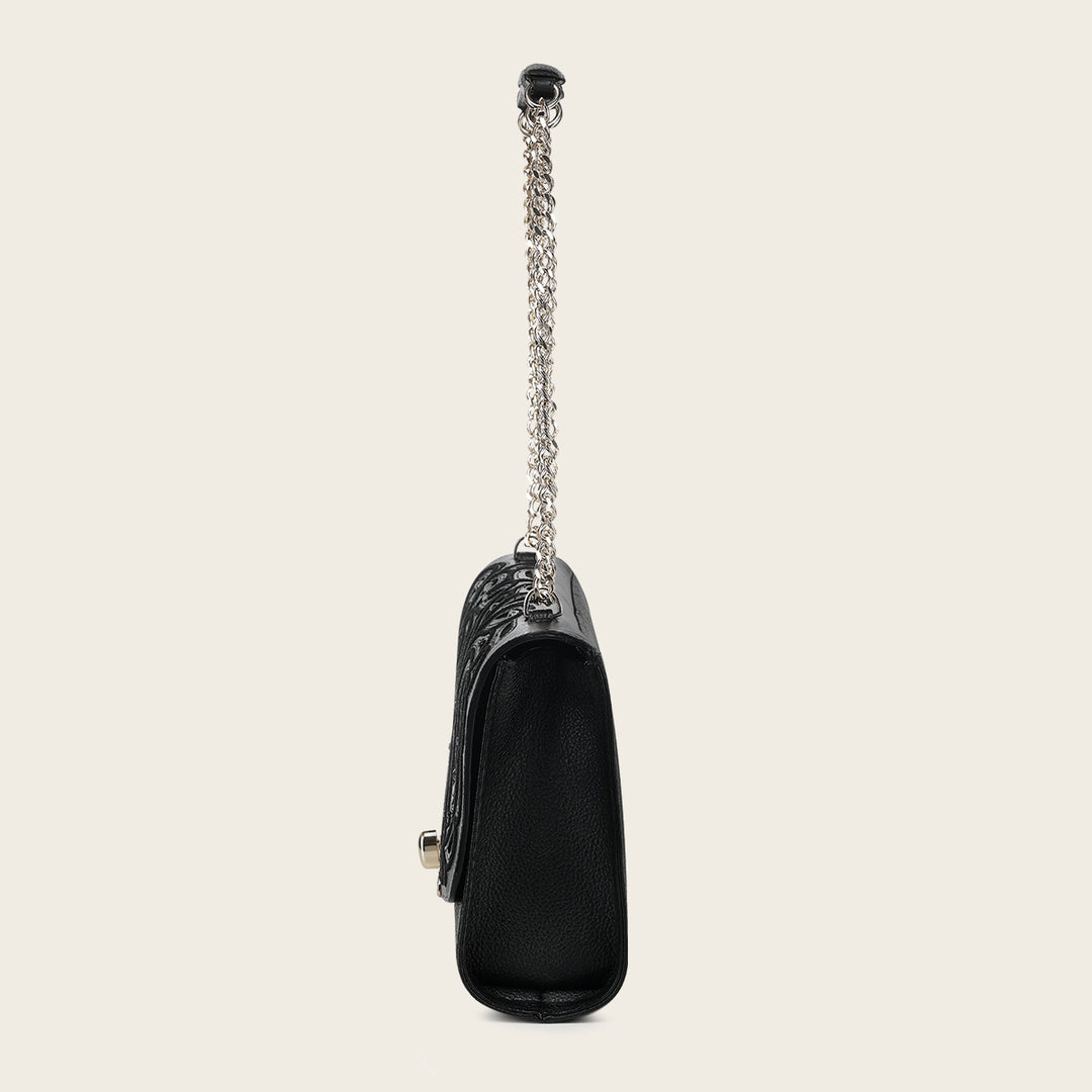 Bolso de hombro en piel genuina para dama