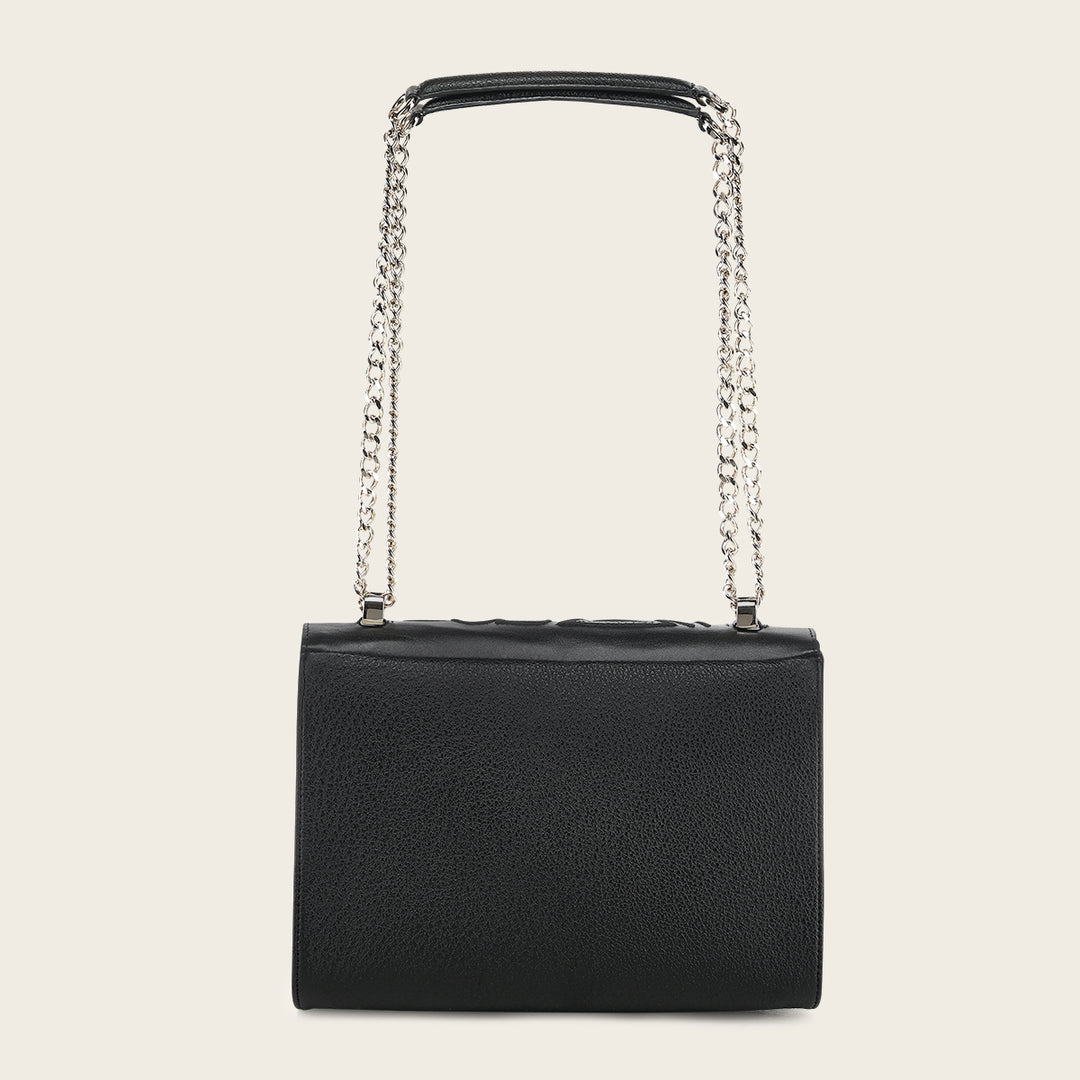 Bolso de hombro en piel genuina para dama