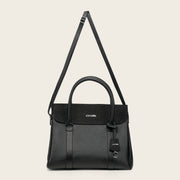 Bolso de mano en piel genuina de mantarraya para dama