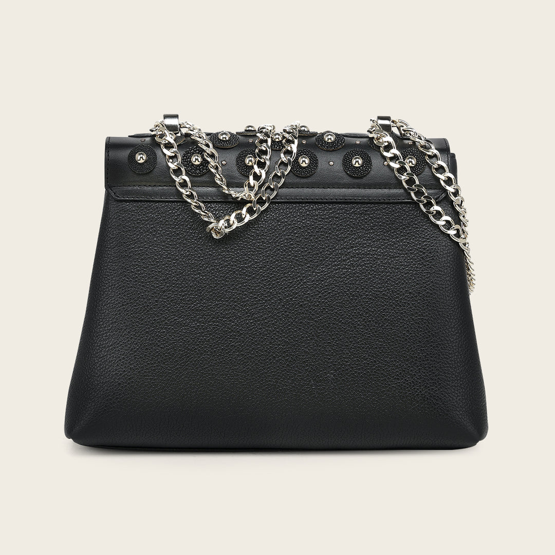 Crossbody en piel genuina de mantarraya para dama