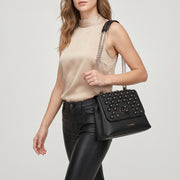 Crossbody en piel genuina de mantarraya para dama
