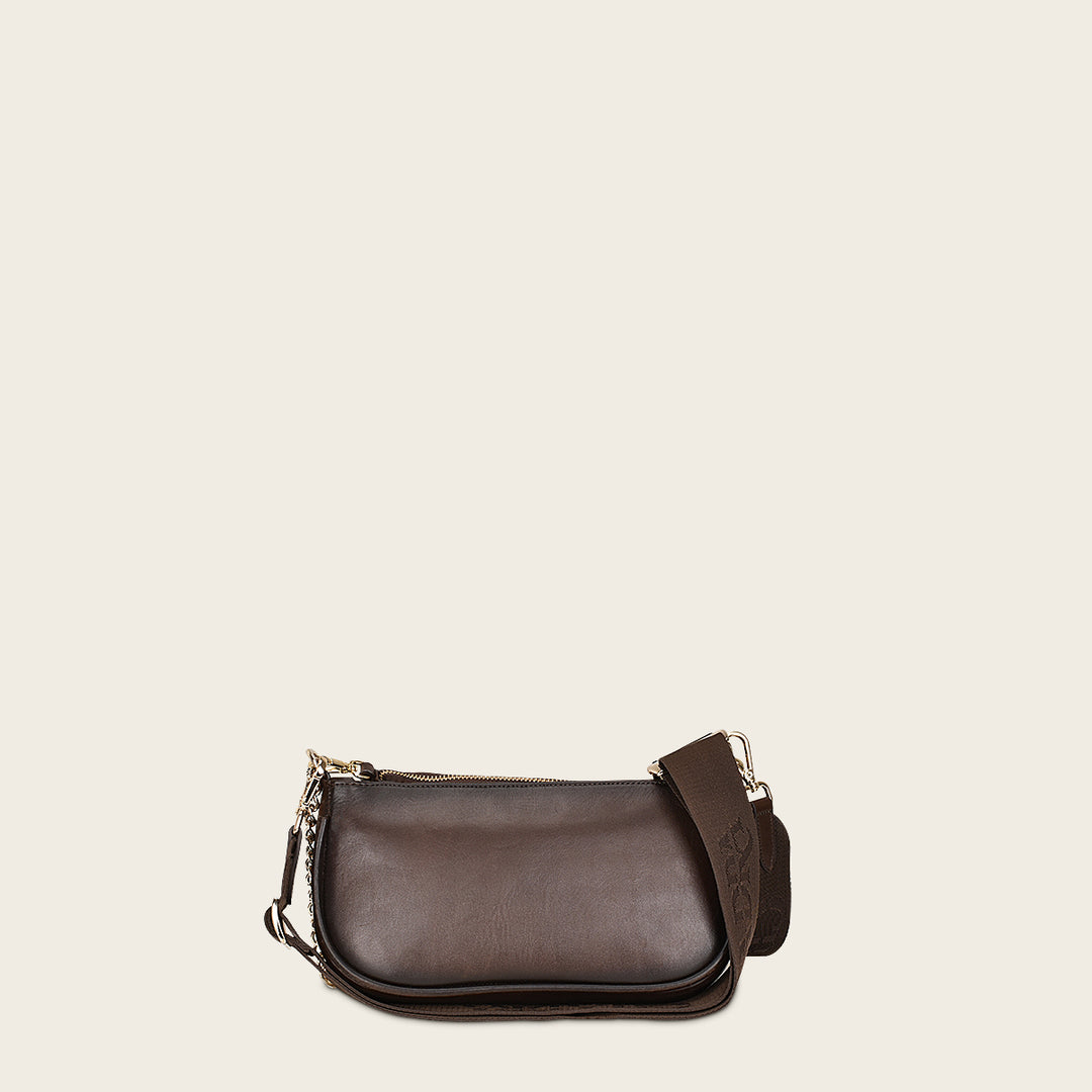 Bolso Crossbody en Piel Genuina de Pitón