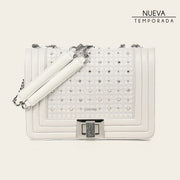 Crossbody en piel genuina de cordero para dama
