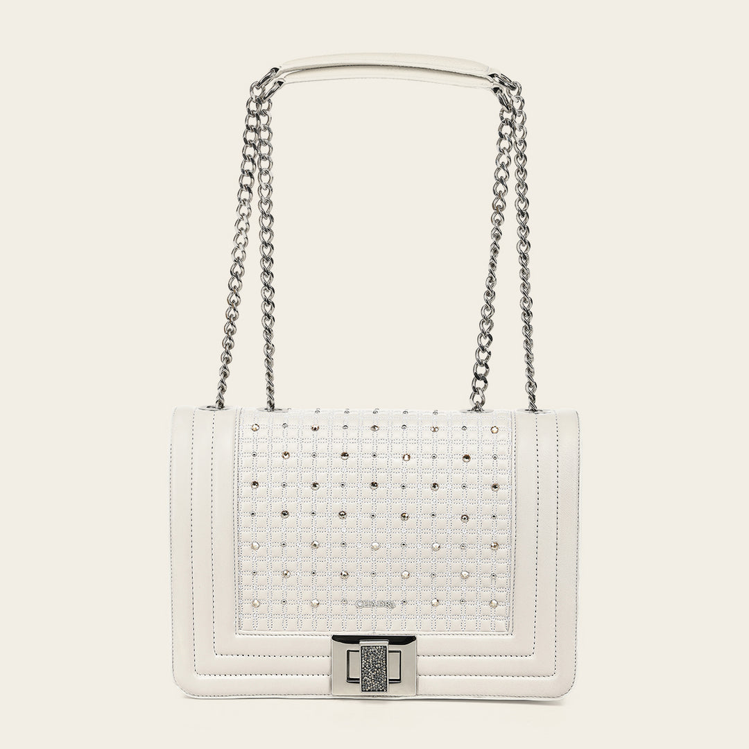 Crossbody en piel genuina de cordero para dama
