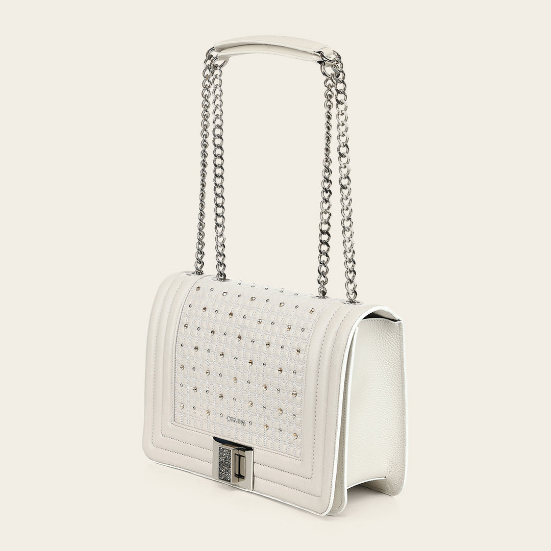 Crossbody en piel genuina de cordero para dama