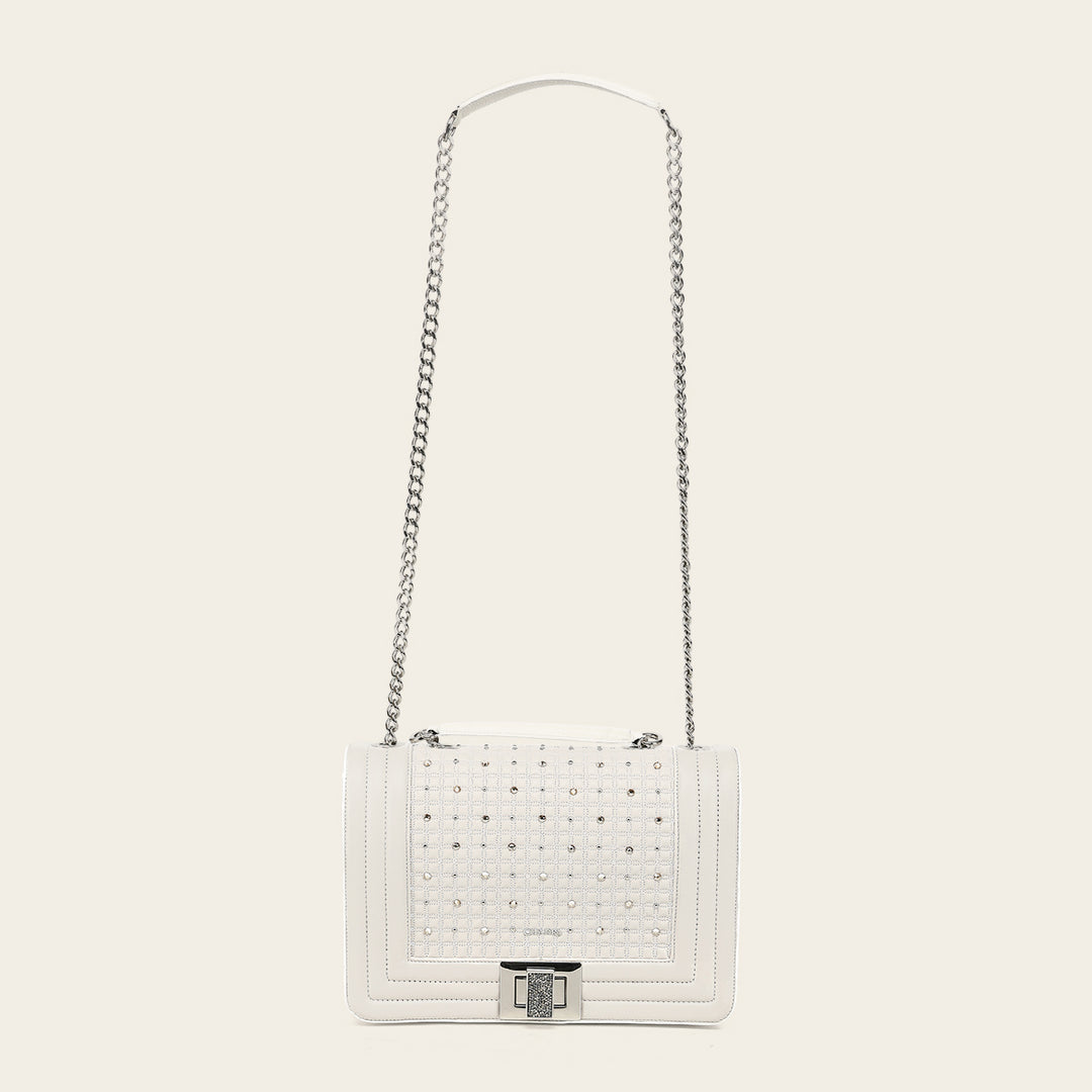 Crossbody en piel genuina de cordero para dama